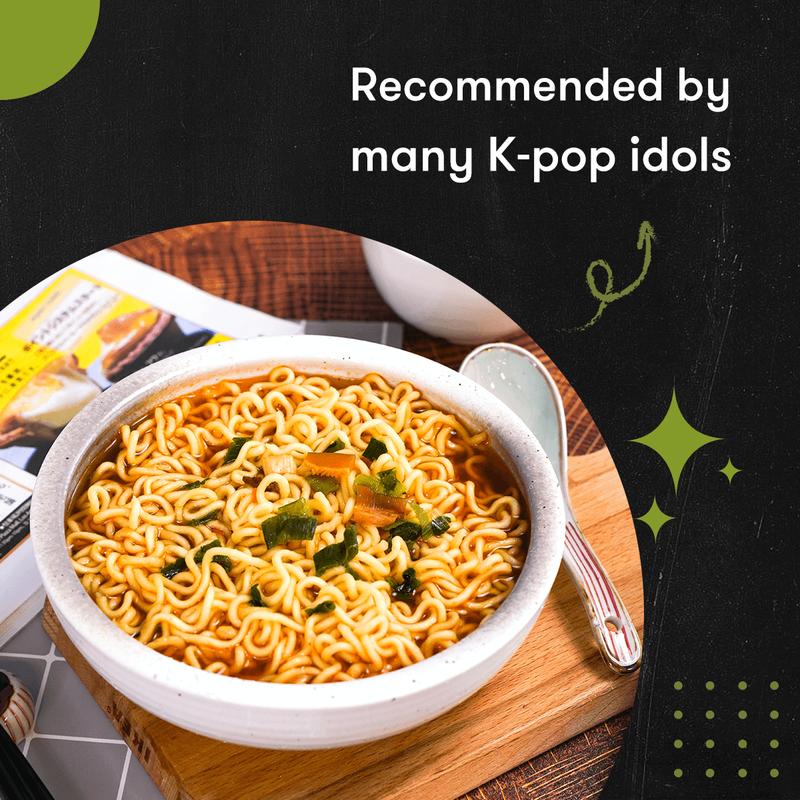 OTTOGI Korean JIN Ramen Spicy Flavor 120g / Pack Pack of 2 | BTS Favorite Instant Noodles