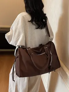 Large Capacity Travel Bag, Multifunctional Commuter Tote, Lightweight Student Handbag, Casual Daily Use, Durable & Spacious Design