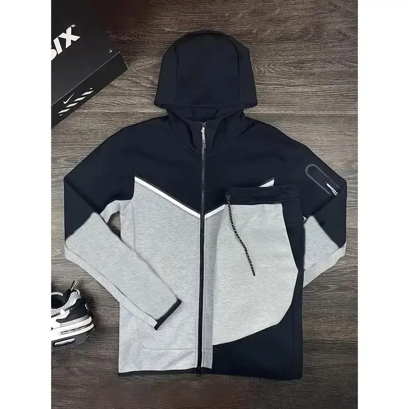 Men's Trendy Casual Spring And Autumn Sportswear, Two-piece Hooded Sweatshirt Boutique Sportswear Set, Sportswear Set, Sweatpants Hooded Sweatshirt Set, Spring Autumn Winter Casual Long Sleeve Two-piece Set(Sheet) Men's Trendy Casual Spring And Autumn Sportswear, Two-piece Hooded Sweatshirt Boutique Sportswear Set, Sportswear Set, Sweatpants Hooded Sweatshirt Set, Spring Autumn Winter Casual Long Sleeve Two-piece Set(Sheet)