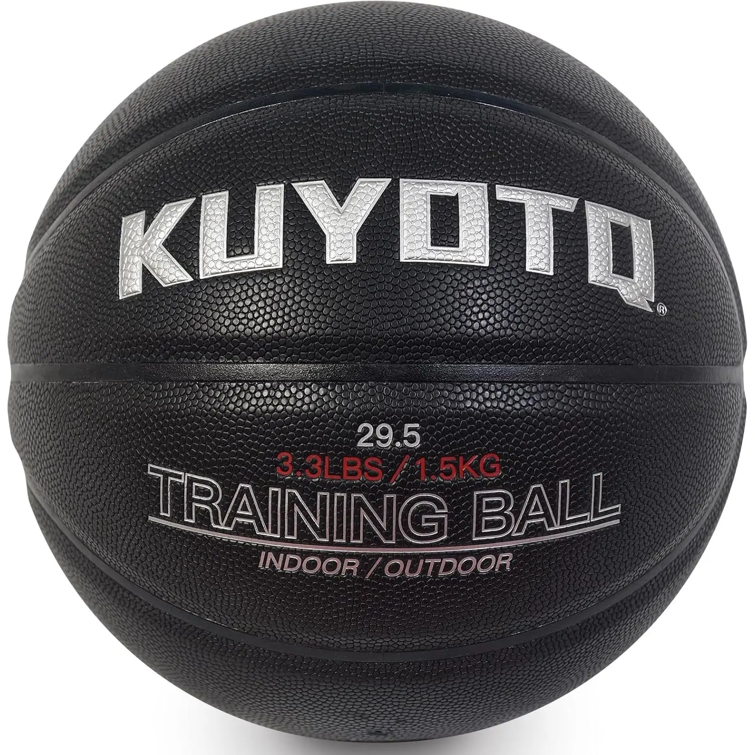 3LBS/3.3LBS/2.2LBS Weighted Heavy  Basketball 29.5/28.5" in and Outdoor Improving Handling Dribbling Passing Rebounding Skill Composite Size 7/6 Weighted  Basketball Equipment