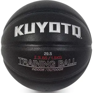 3LBS/3.3LBS/2.2LBS Weighted Heavy  Basketball 29.5/28.5" in and Outdoor Improving Handling Dribbling Passing Rebounding Skill Composite Size 7/6 Weighted  Basketball Equipment