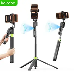 Automatic Ai Face Tracking Tripod for iPhone, 360° Rotating Phone Stand with Rechargeable Remote, Ideal for Tiktok Vlog Video Recording