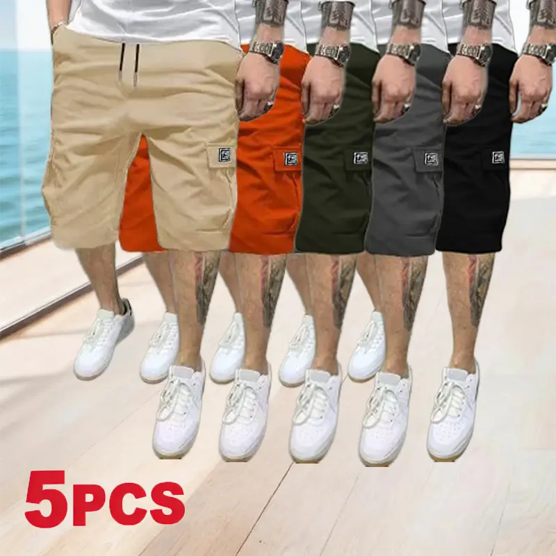 Khaki + Orange + Green + Gray + Black