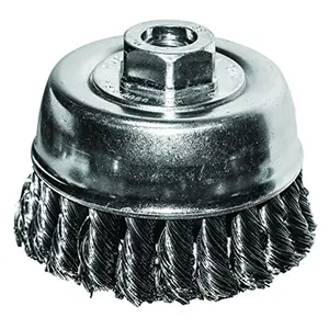 Century Drill & Tool  6 in. Knotted Wire Cup Brush Pack of 2