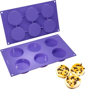 Bakerpan Silicone Cake & Tart Bundle 6pc – Muffin Top, Mini Cake & Fluted Pans