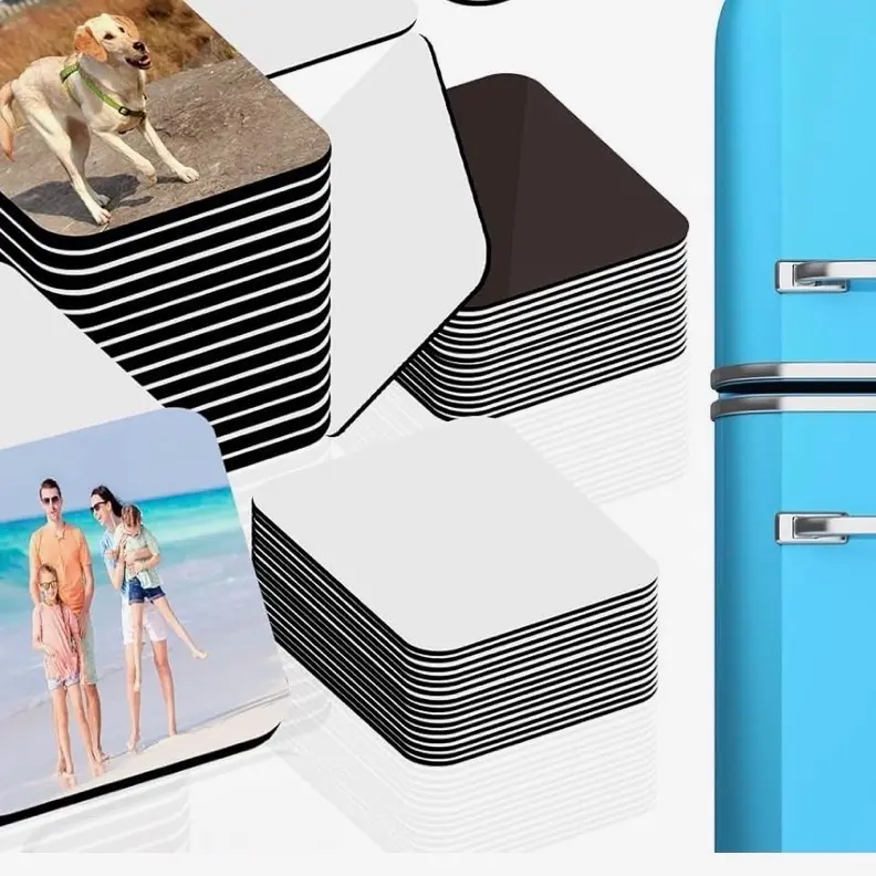 3x3 customized photo magnets MDF material