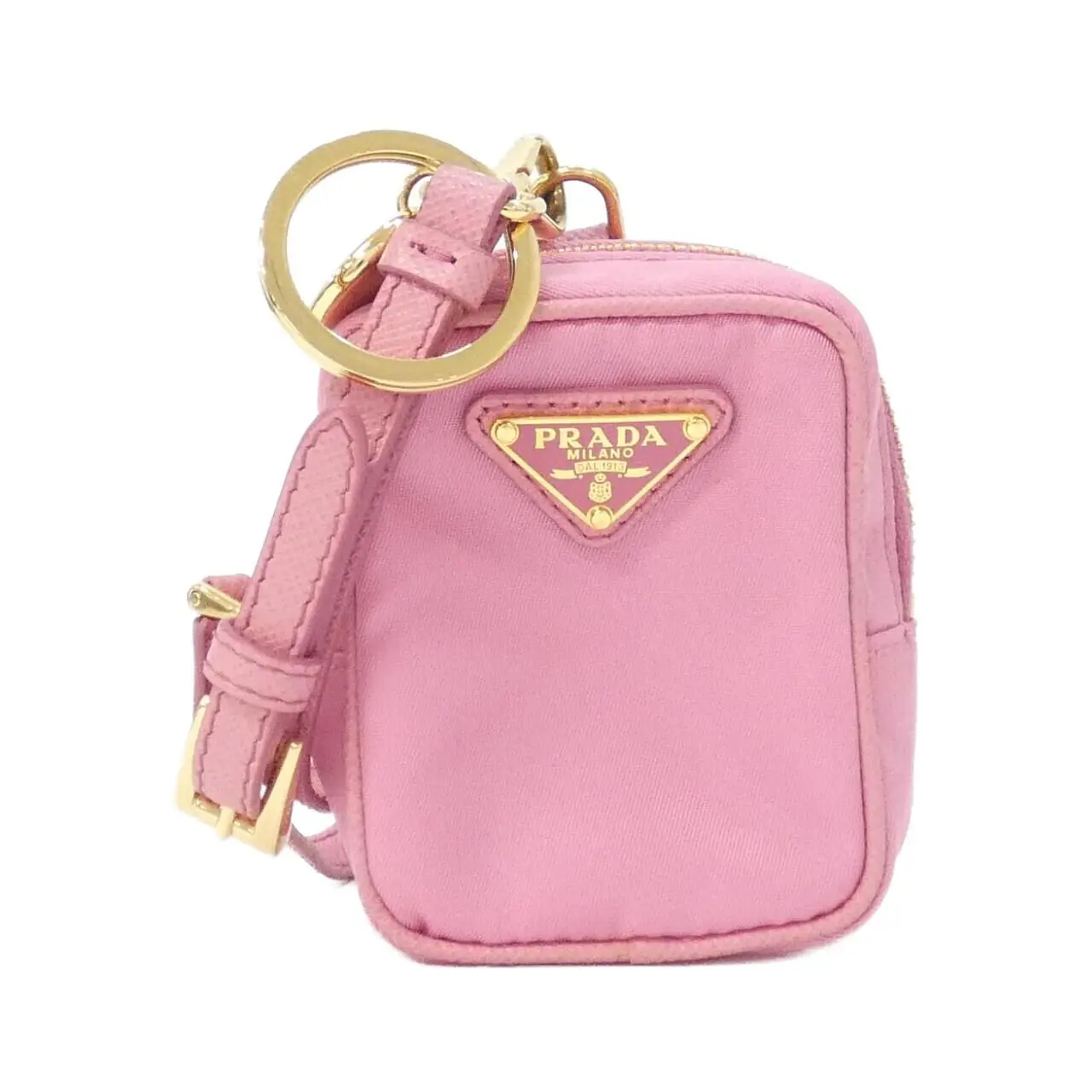 Pre-owned PRADA Nylon Small Leather Goods Tessuto Travel pouch