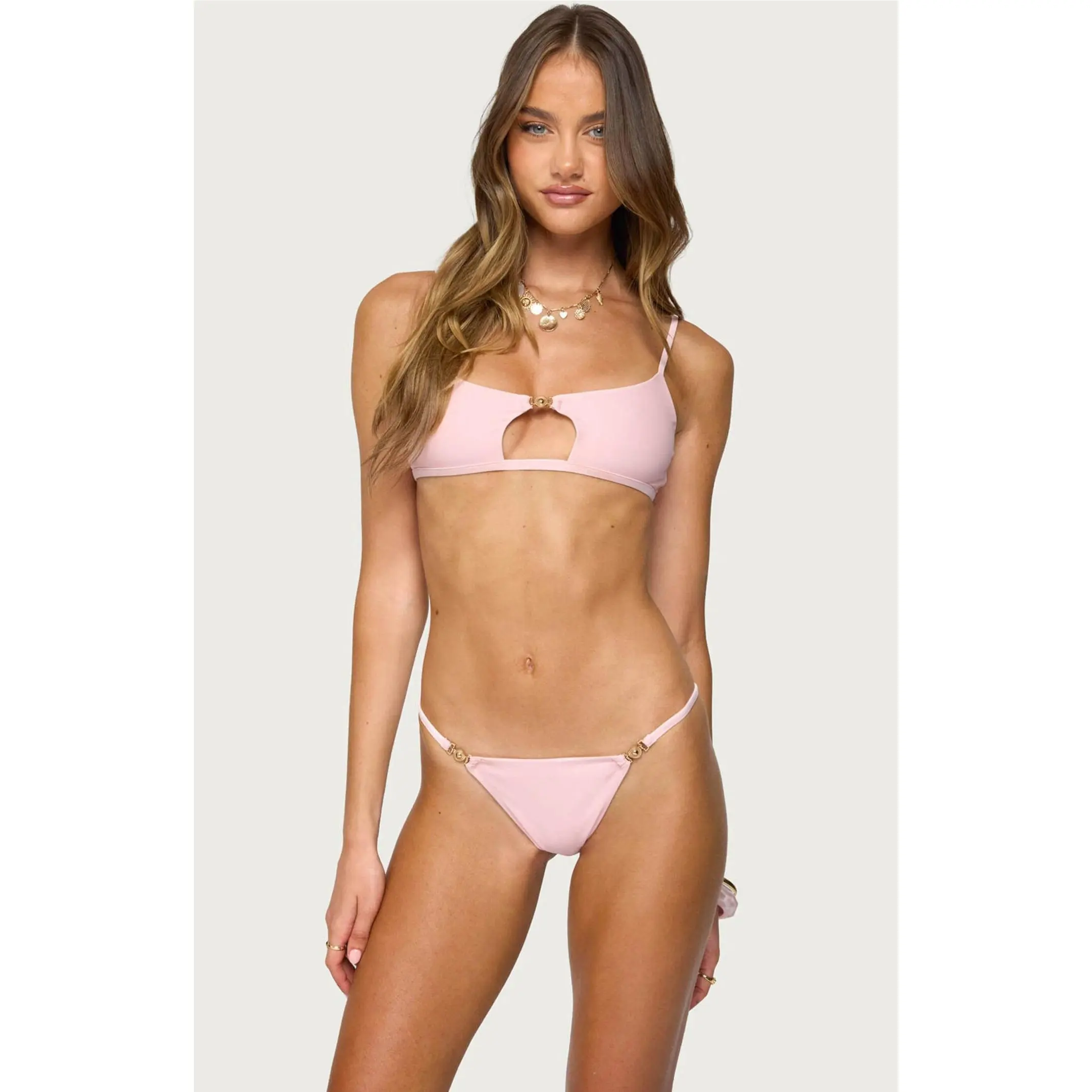 Edikted Women's Kaya Cut Out Bralette Bikini Top