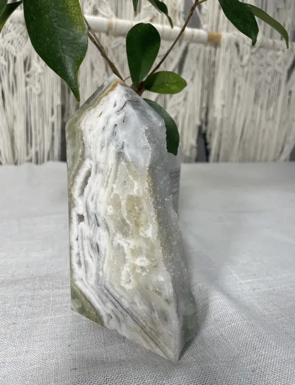 Druzy Fluorite Tower