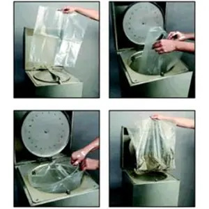 212 MAIN RB231 5-Gal Liner Trashbag, Heatproof Durable Trash Bag for Sports, Outdoor Cycling Use, Pack of 10