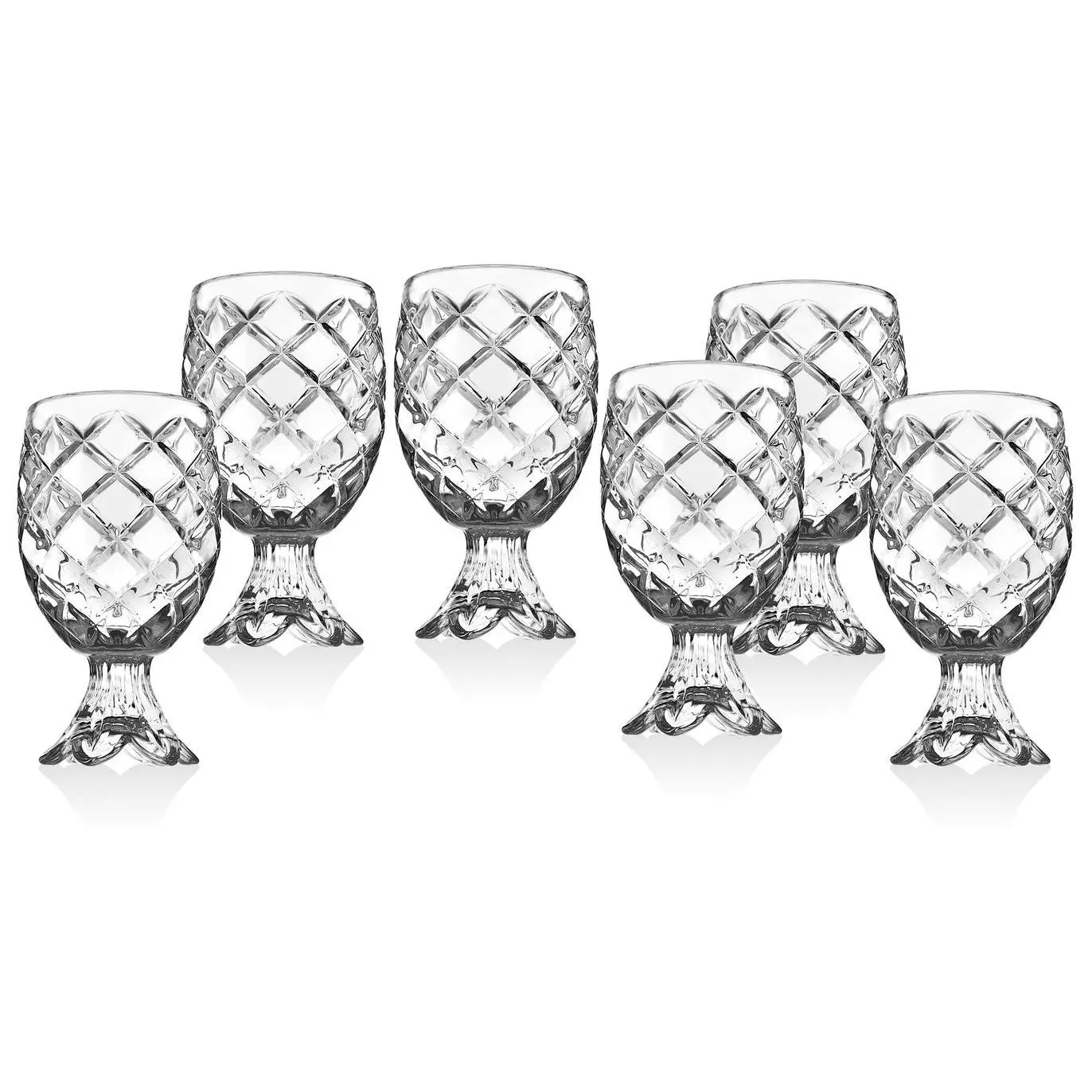 Godinger Set of 6 Pineapple Shot Glasses