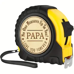Special Father's Day Gift Papa Retractable Tape Measure, Unique Christmas & Halloween Present, Practical Tool with Emotional Meaning, Ideal for Dad, Measuring Tape