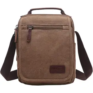 Small Canvas Crossbody  Bag Messenger Bag Work Bag | Work Bag