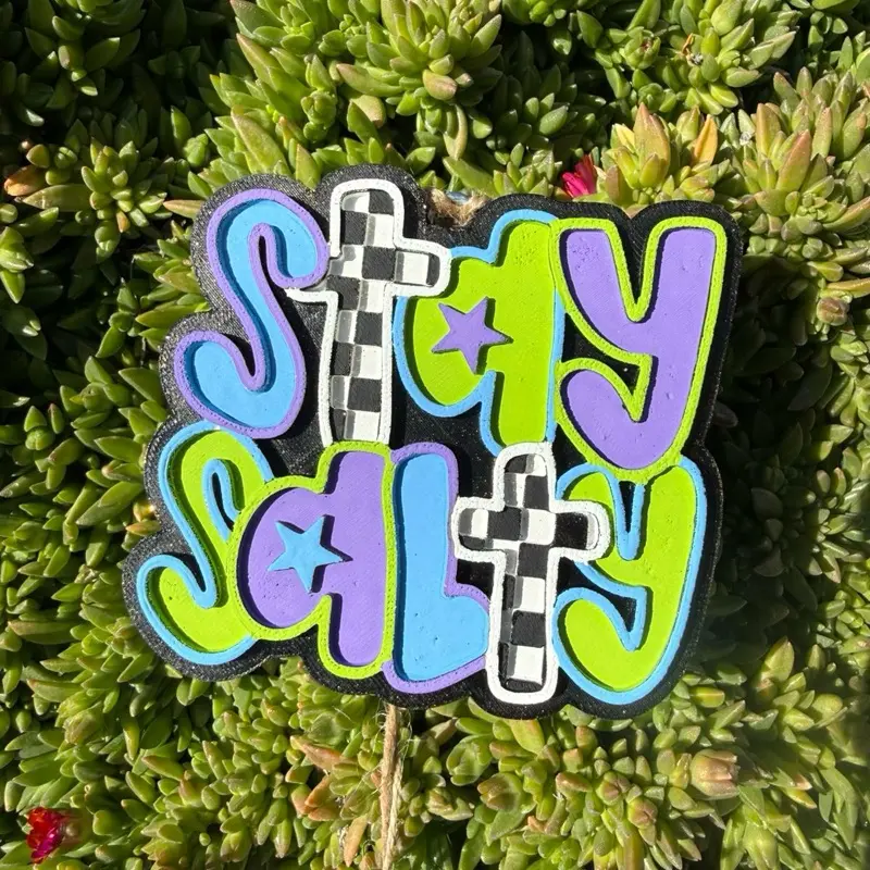 Stay salty car freshie