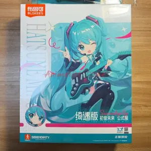 IN STOCK 14cm Blokees Hatsune Miku Cartoon Assembly Figurine Original Toy Anime Action Figure Pvc Toys Doll Collection  Gift