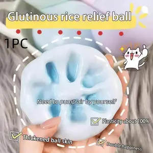 Super Soft Moldable Snow Skin Mochi Squishy Ball, Stress Relief Toy