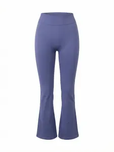 O2K4 Oxygen Flare Leggings for Women with Pockets Crossover High Waisted Bootcut  No Front Seem Yoga Pants