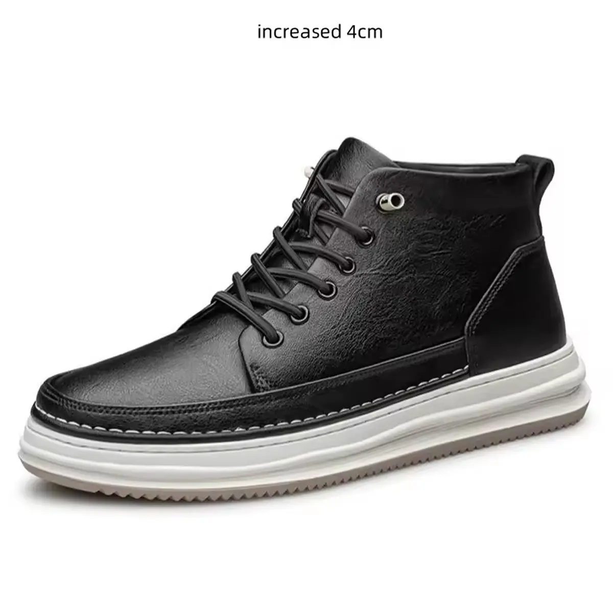 Casual genuine leather new height increasing shoes for men 6CM 8cm invisible elevator sneakers sport zapatillas de Hombre