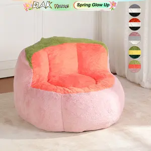 QAK Home Soft Smooth Plush Bean Bag Chair - Available in Multiple Colors - Perfect for Lounging & Relaxation