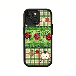 Ladybug Mobile Phone Case, Designed With Quirky Eyes And Playful Antennae, Suitable For IPhone 16, 15, 14, 13, 12 And 11 Pro Models, Made Of TPU Material, And Provides Shockproof Protection. Perfect For Family, Friends, Children, Birthdays, Spring, Holida
