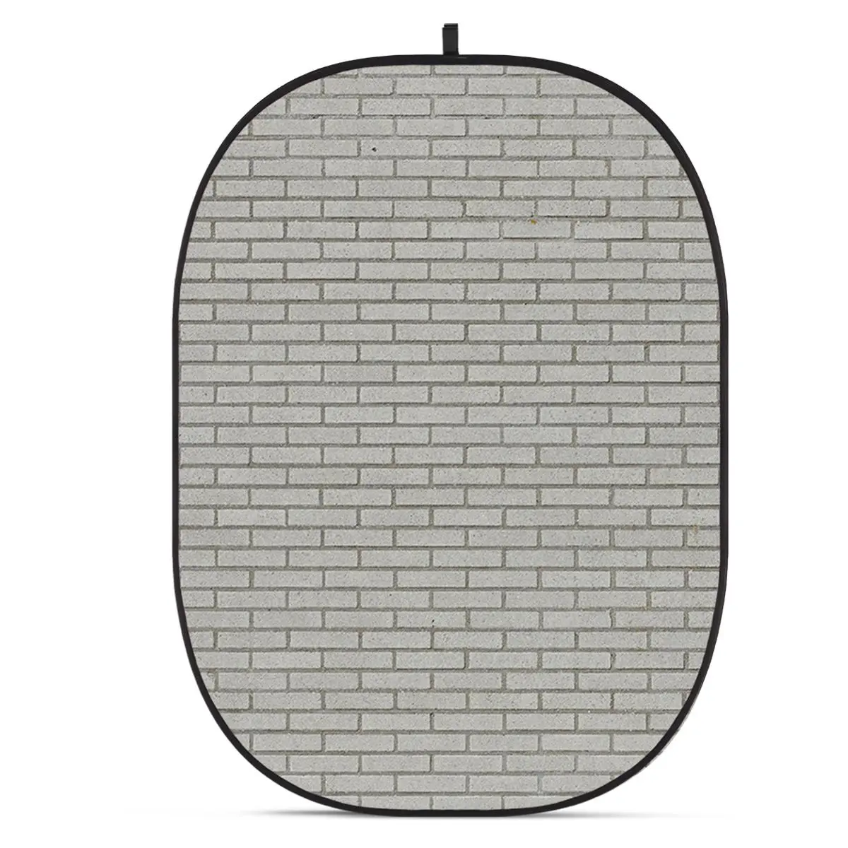 Glow CBA-WB0012 5x6.5' Fabric Collapsible Backdrop, Brick Wall