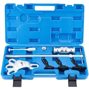 Rear Axle Bearing Remove Puller Tool Kit Bearing Remover Set with Slide Hammer Yoke and 3 Adapters, 1" to 2-7/8" IDs