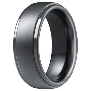 ThunderFit Silicone Men’s Wedding Rings, 10mm Wide 2.5mm Thick Rubber Wedding Bands-Variety Multipack 1-7