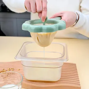 1pc, Multi-functional Soy Milk Filter, Portable Juice Filter, Handheld Removable Ultra Fine Fruit Filter, Portable For Outdoor Camping Picnic