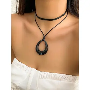 Teardrop Pendant Necklace for Women, Elegant Accessory for Special Occasions, Stylish Jewelry to Enhance Your Look