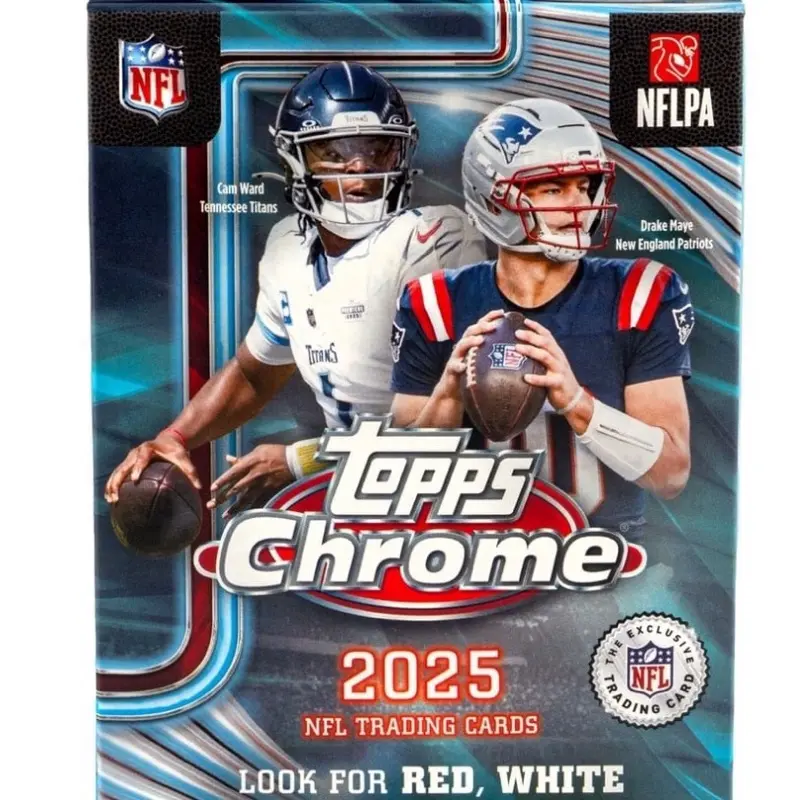 2025 Topps chrome NFL Blaster BOX