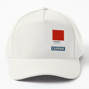 Pantone X Campari Exclusive Collab Twill Cap Hat - Stylish and Unique Hat Featuring Pantone X Campari Collaboration Logo, Perfect for Fashion Enthusiasts, High-Quality Twill Fabric, Comfortable and Adjustable Fit