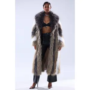 POISON IVY FAUX FUR COAT