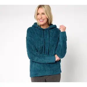 Barefoot Dreams CozyChic Cable Teddy Pullover