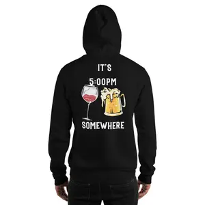 Graphic "5:00pm" Unisex Hoodie