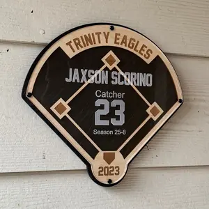 Baseball Plaque, Baseball Player Gift, Awards Plaque