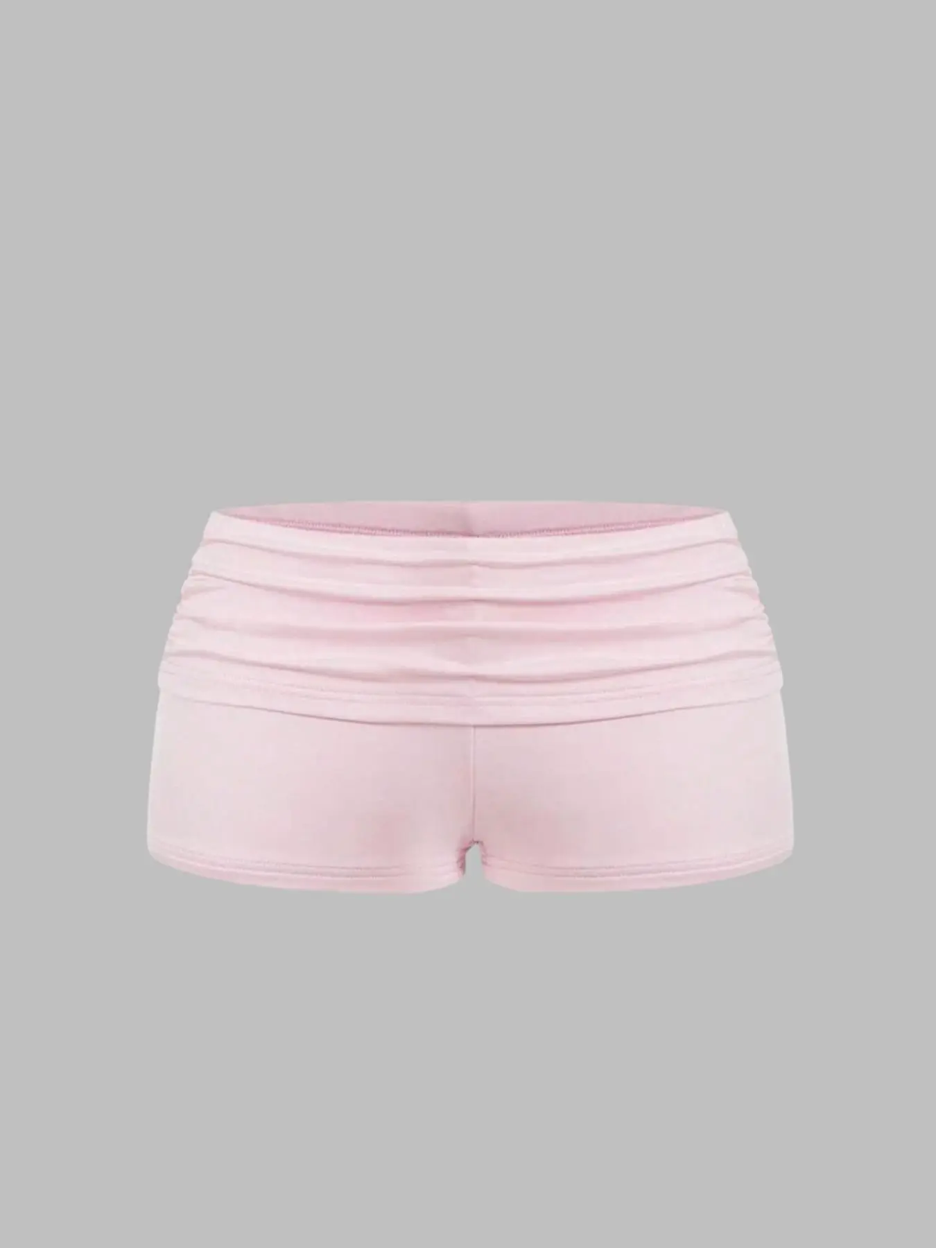 American Style Low Waist Sports Tight-Fitting Short Pants, Women's Fashionable Workout Shorts, Casual Summer Wear, High-Waisted Design