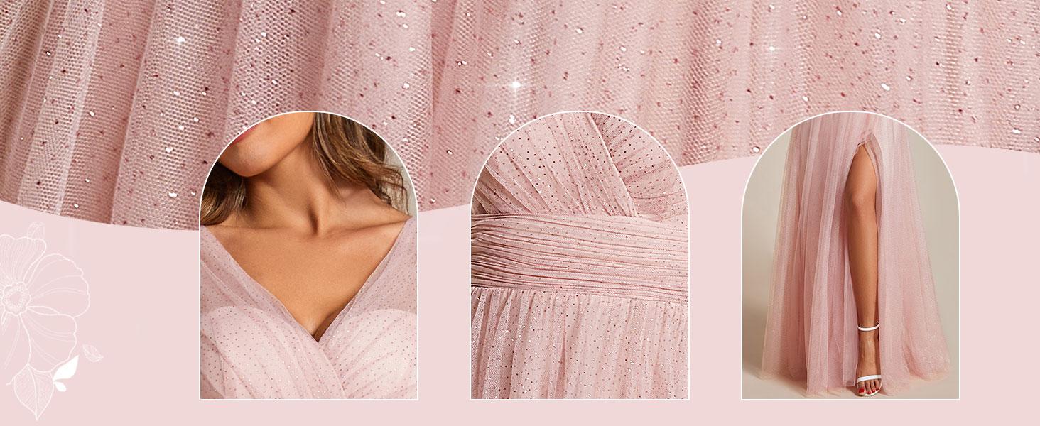 Ever-Pretty Glittering High Slit Sleeveless Modest Maxi Party Dress with Empire Waist S0014 Ever-Pretty Glittering High Slit Sleeveless Modest Maxi Party Dress with Empire Waist S0014