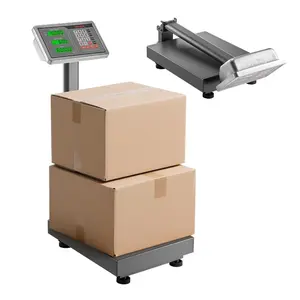 VEVOR Computing Digital Platform Scale, 660 lbs Load, 0.1 lbs Accuracy Computing Floor Scale with LB/KG, Tare, Price Calculator, Stainless Steel High - Definition Display for Boxes, Luggages, FCC ListedVEVOR Super Brand Day