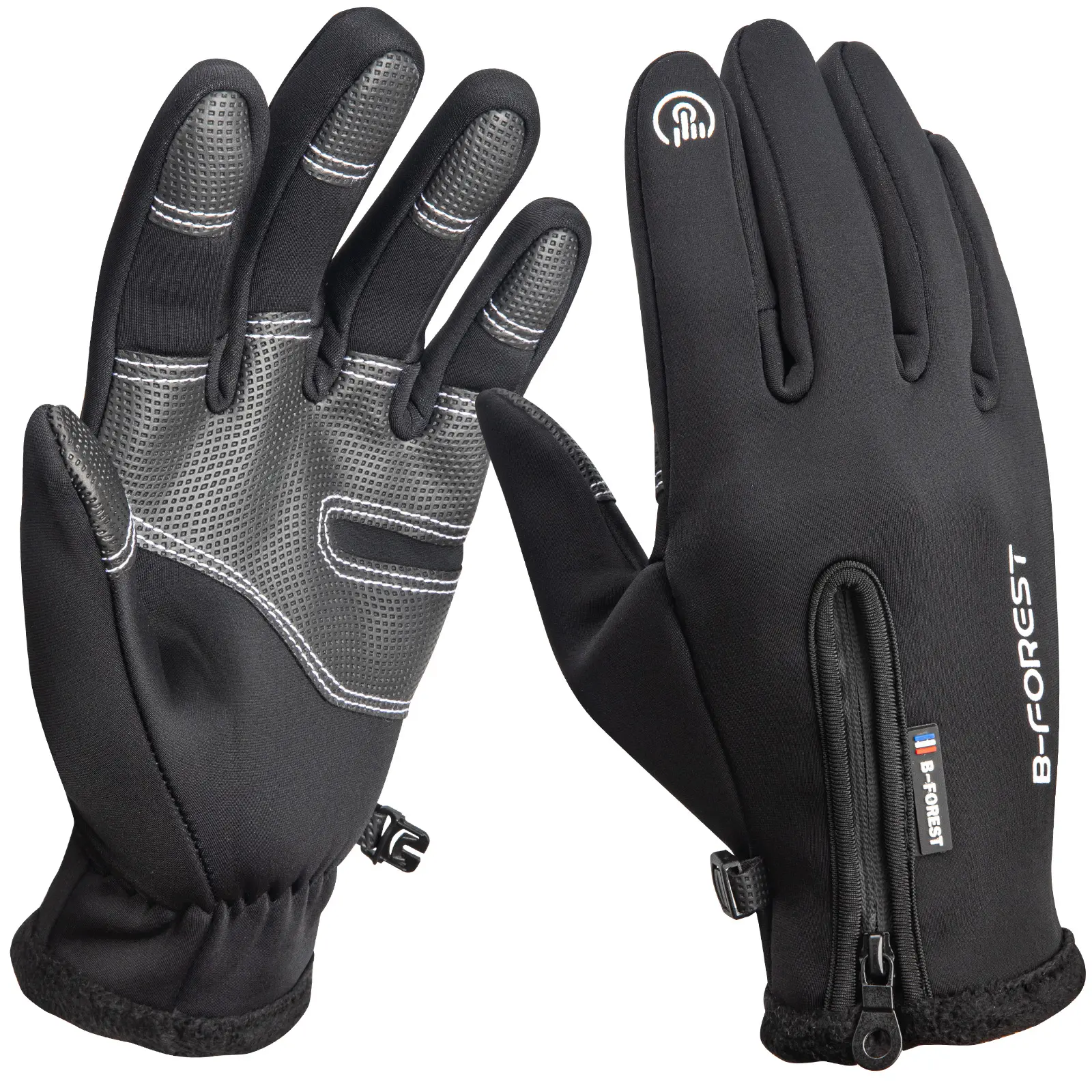 Waterproof Winter Gloves for Men & Women, 5-Layer Touch Screen Breathable Cold Weather Gloves