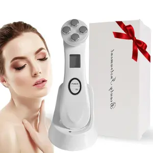 5 in 1 Facial Massage Beauty Instrument, Facial Cleansing Instrument, Rechargeable Multifunctional Thermostat Introducer, Professional Skincare Tools for Women