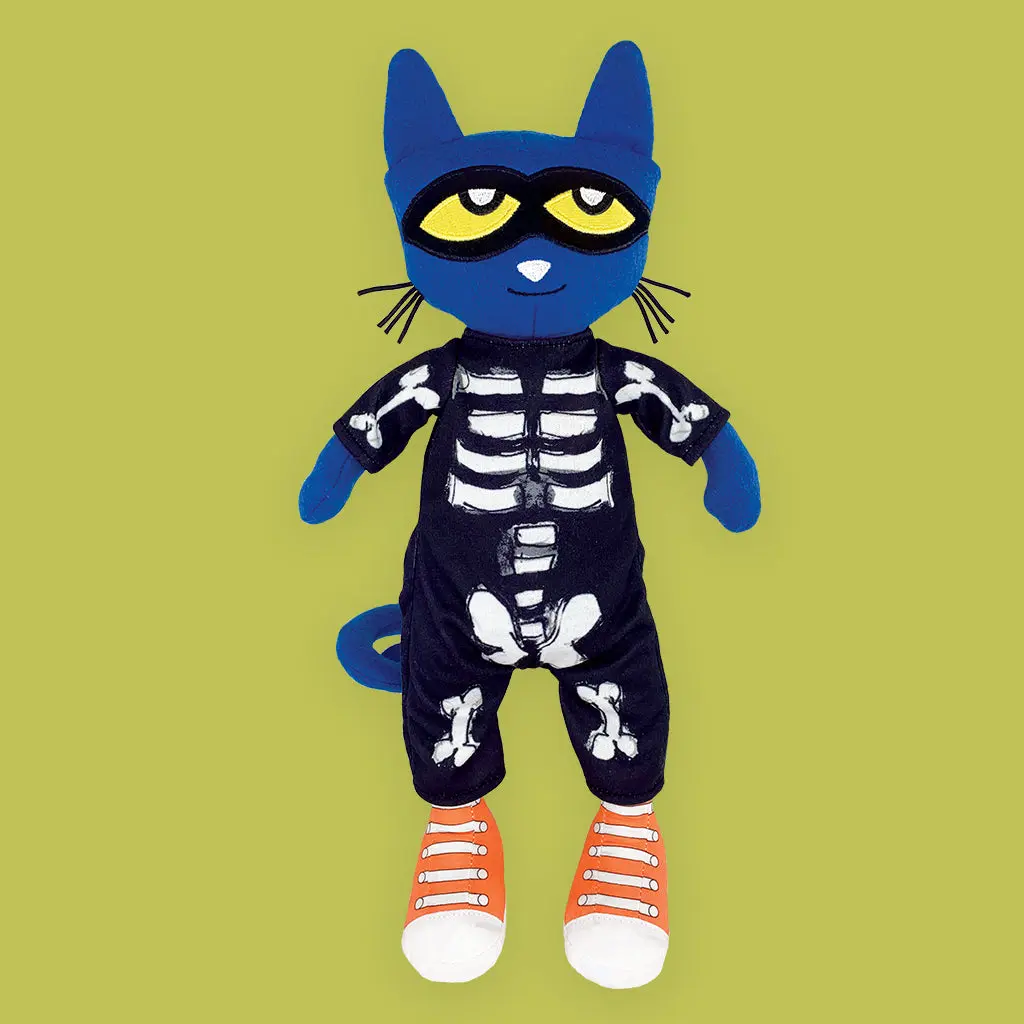 Pete the Cat: Spooky Pete Skeleton Costume Plush