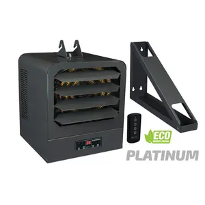 King Electric KB2005-3MP-P 208V 3 Phase 5 kW Mountable Electric Unit Heater with Electronic Thermostat, Remote Control & Mounting Bracket