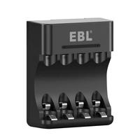 4-Bay NiMH Battery Charger（Black）for AA/AAA