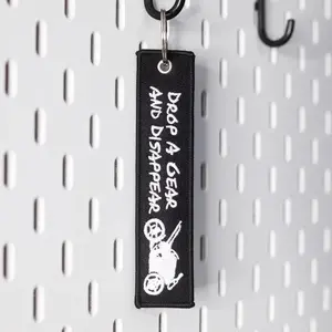Drop A Gear And Dissapear Keychain | Cars and Motorcycle Keytags | Automotive Collection | Cute & Fun Gifts