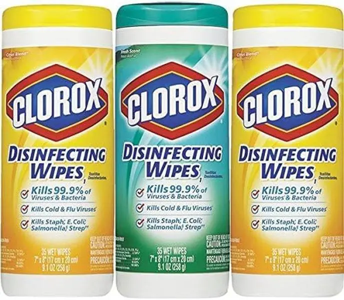 Disinfecting Wipes (105 Count Value Pack), Cleaning Wipes without Bleach - 3 Pack - 35 Count Each CLO 30112