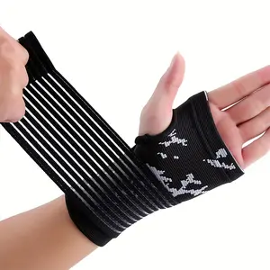 1pc Wrist strap - Elastic wrist support band, (suitable for 110.23-176.37LB/ weight 110.23-176.37LB) Adjustable strap, male and female (black)
