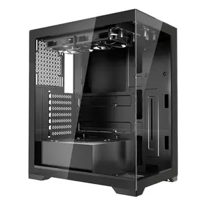 VEVOR PC Gaming Case, Mid - Tower, Computer Case with High - Airflow Tempered Glass Panel, Dust Filter, 6x 120 mm PWM ARGB Fans, Easy Cable Management, for GPU up to 410mm in Length, for ATX/M - ATX/ITXVEVOR Super Brand Day