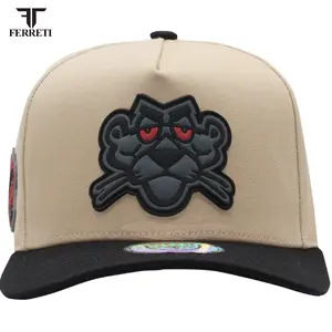 FERRETI HATS PREMIUM FT01 The Panter PVC Patch Baseball Cap