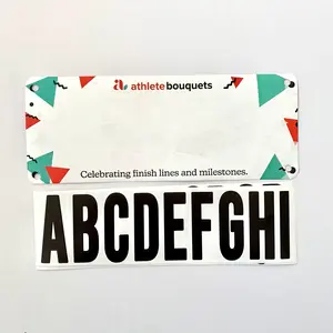 Athlete Bouquets Collaboration Name Bib Kit