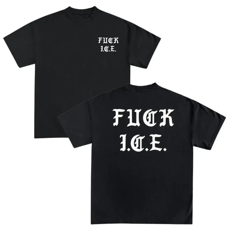 Old English T-Shirt, Funny Political Shirts, Pro Immigration Tshirt, Anti-ICE Shirt, Anti-Trump Tee, Social Justice Expressive Shirt